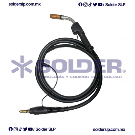 ANTORCHA MIG TIPO TREGASKISS 400A 15FT CONECTOR MILLER PS COD. P0017