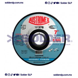 DISCO DE DESBASTE Y CORTE 7? INOX COD. AUS-378