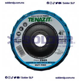 DISCO LAMINADO 4-1/2? FIBRA AZUL MUY FINO COD. AUS-2969