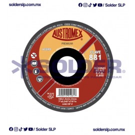 DISCO DE CORTE DE METAL  7? X 5/64 X 7/8 COD. AUS 881