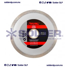 DISCO DE CORTE 4-1/2? RIN CONTINUO DE DIAMANTE COD. AUS 2556