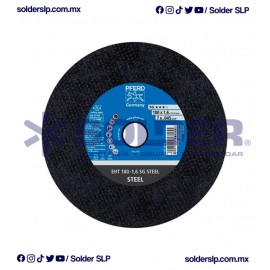 DISCO DE CORTE  7? DE ACERO CARBON PFERD CLAVE 581155