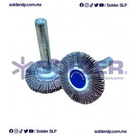 RUEDA FLAP 1? 3/16X3/16X1/4 GRANO 80 COD.  AUS 1475